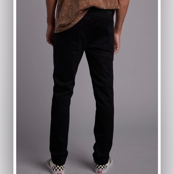 RSQ Seattle Skinny Tapered Black Jeans. Men’s 30x34. EUC - Picture 4 of 6